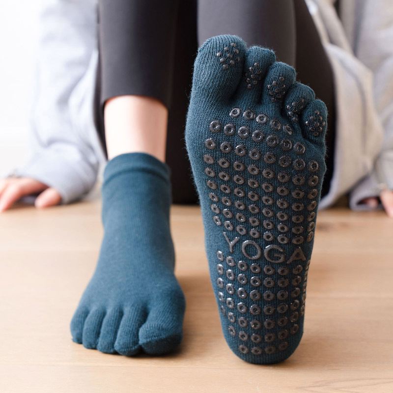 No Show Sock Women - جوارب سيليكون مانعة للانزلاق خمسة أصابع