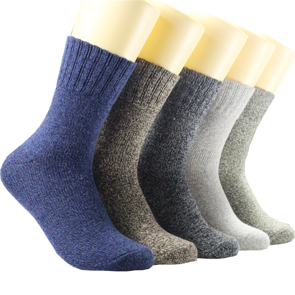Cotton Crew Sock Pack - 5 أزواج (1 مجموعة) جوارب صوفية