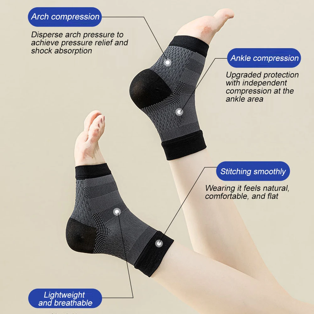 زوج واحد من الجوارب الضاغطة مف - مراجعة Ankle Brace Sock وسعره
