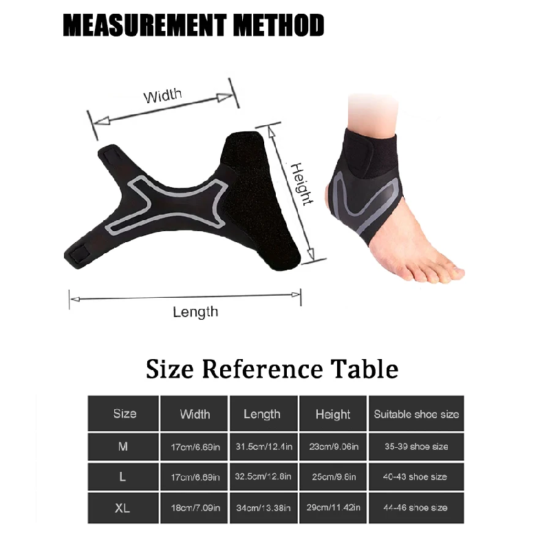 دعامة كاحل واحدة مع ضمادة ضاغط - مراجعة Ankle Brace Sock وسعره