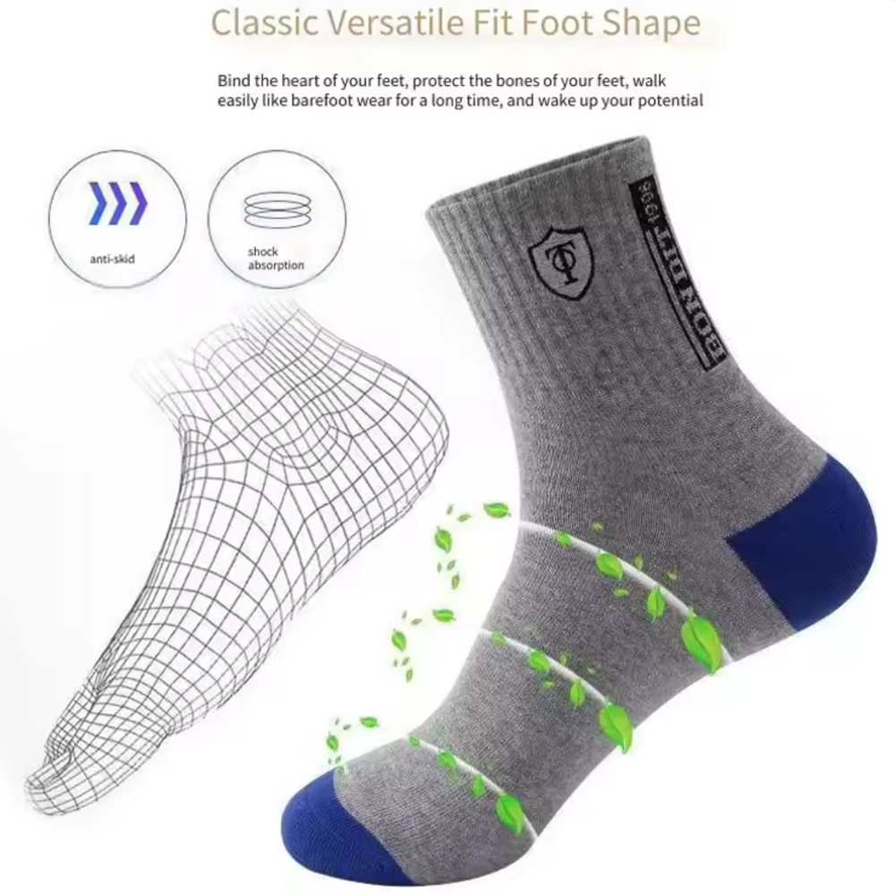 جوارب رجالية حرارية فاخرة (20  - مراجعة Cotton Crew Sock Pack وسعره