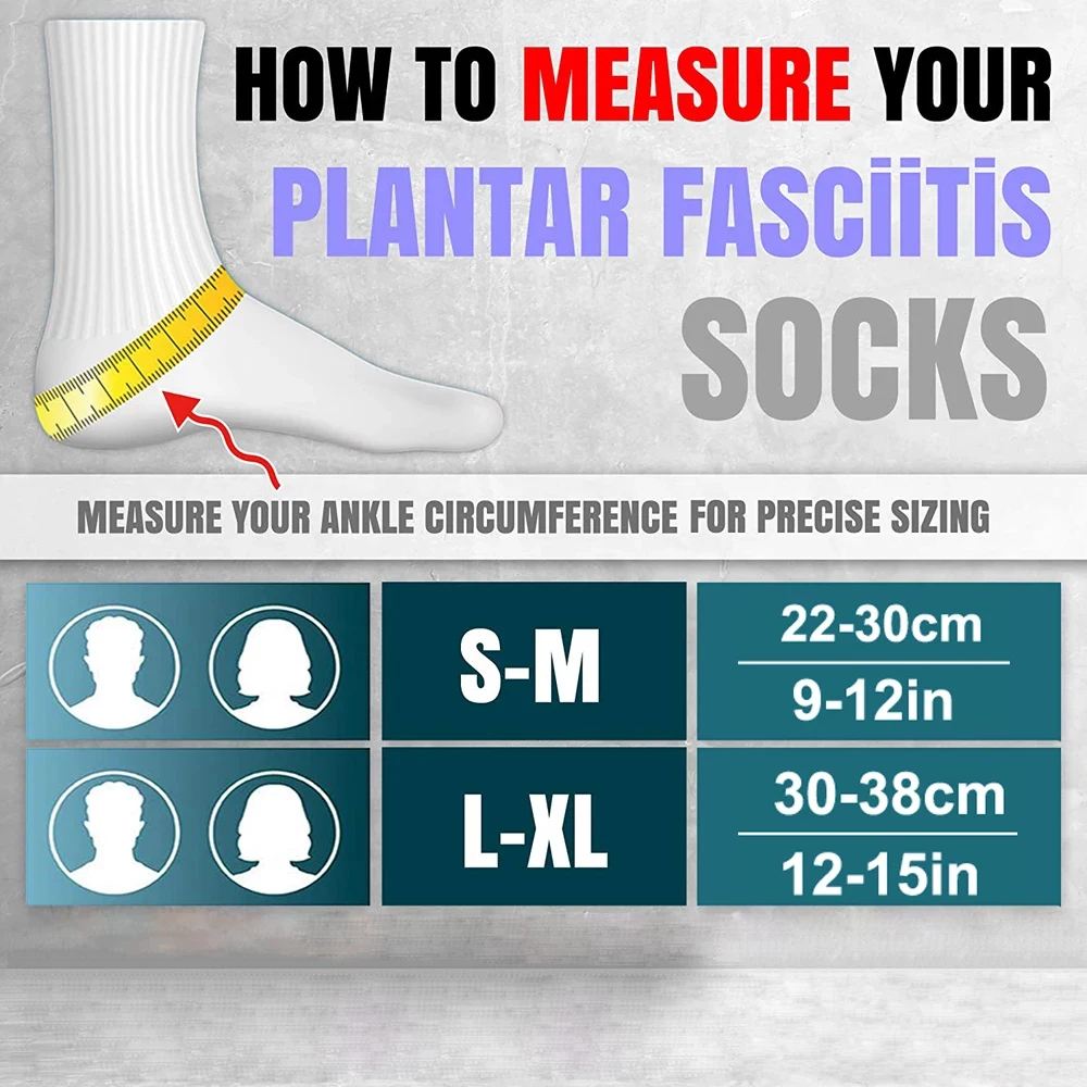 زوج واحد من جوارب ضغط لدعم الك - مراجعة Ankle Brace Sock وسعره