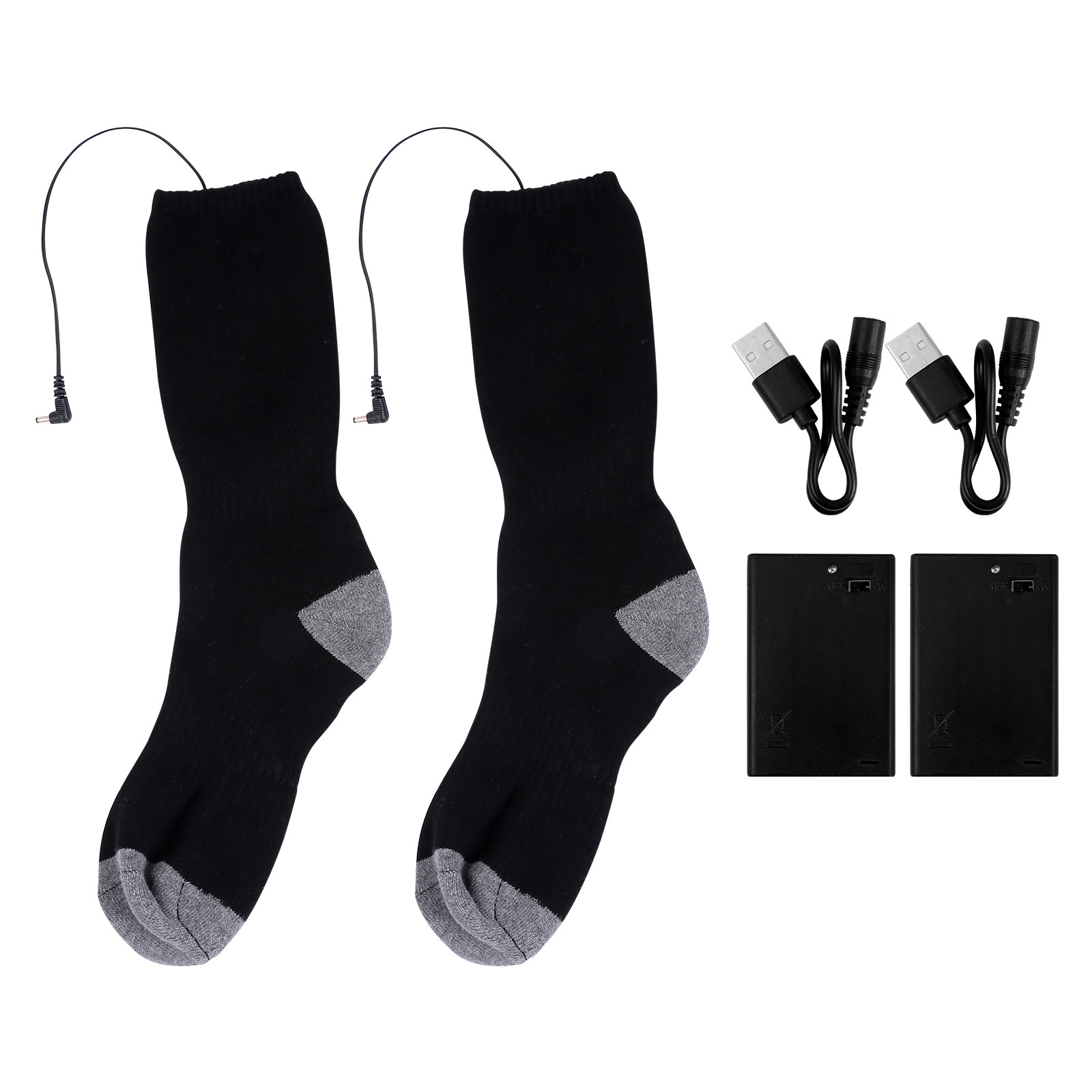 جوارب مدفأة تعمل بالكهرباء عبر - مراجعة Thermal Sock Winter وسعره